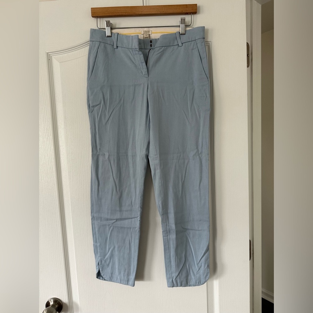 J. Crew - Light Blue Ankle Crop Trouser Pants - Size 0